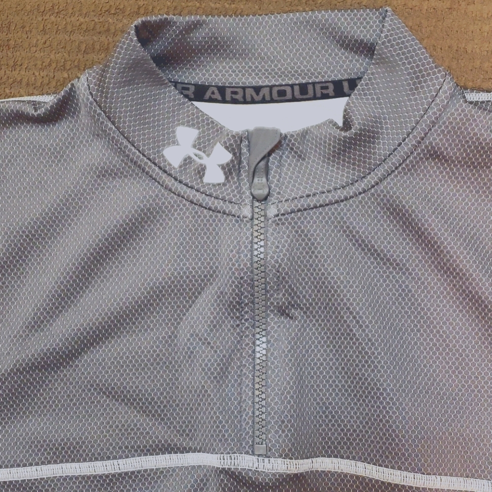 Under Armour long sleeve zip up heat cold gear